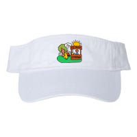 Ice Fresh Lemonade Got Any Grapes Duck Funny Gift Valucap Bio-Washed Visor