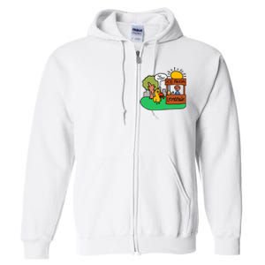 Ice Fresh Lemonade Got Any Grapes Duck Funny Gift Full Zip Hoodie