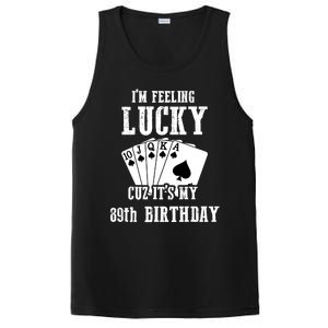 I'm Feeling Lucky Cuz It's My 89th Birthday 89 Year Old Gift PosiCharge Competitor Tank