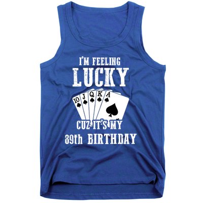 I'm Feeling Lucky Cuz It's My 89th Birthday 89 Year Old Gift Tank Top