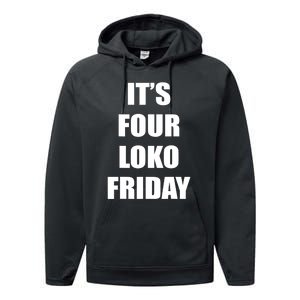 It’S Four Loko Friday And I Have A Gun Performance Fleece Hoodie