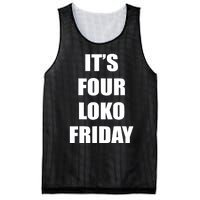 It’S Four Loko Friday And I Have A Gun Mesh Reversible Basketball Jersey Tank