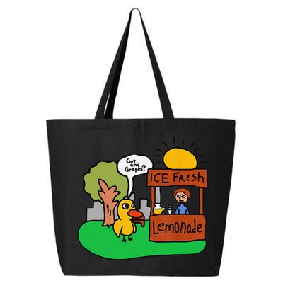 Ice Fresh Lemonade Got Any Grapes Duck Funny Gift 25L Jumbo Tote