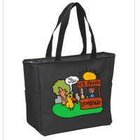 Ice Fresh Lemonade Got Any Grapes Duck Funny Gift Zip Tote Bag