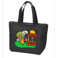 Ice Fresh Lemonade Got Any Grapes Duck Funny Gift Zip Tote Bag
