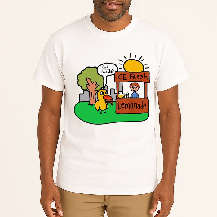 Ice Fresh Lemonade Got Any Grapes Duck Funny Gift Tall T-Shirt