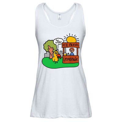 Ice Fresh Lemonade Got Any Grapes Duck Funny Gift Ladies Essential Flowy Tank