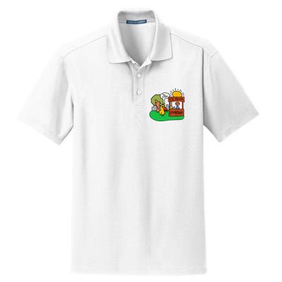 Ice Fresh Lemonade Got Any Grapes Duck Funny Gift Dry Zone Grid Polo