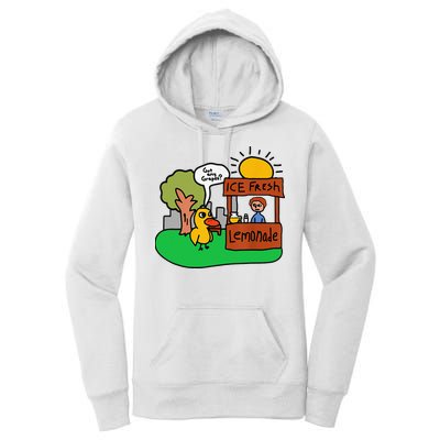 Ice Fresh Lemonade Got Any Grapes Duck Funny Gift Women's Pullover Hoodie