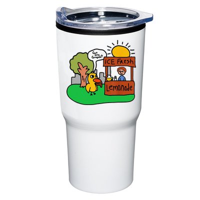 Ice Fresh Lemonade Got Any Grapes Duck Funny Gift Tumbler