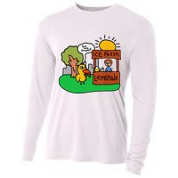 Ice Fresh Lemonade Got Any Grapes Duck Funny Gift Cooling Performance Long Sleeve Crew