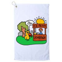 Ice Fresh Lemonade Got Any Grapes Duck Funny Gift Golf Towel