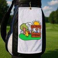 Ice Fresh Lemonade Got Any Grapes Duck Funny Gift Golf Towel