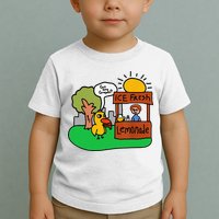 Ice Fresh Lemonade Got Any Grapes Duck Funny Gift Toddler T-Shirt