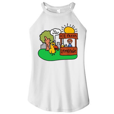 Ice Fresh Lemonade Got Any Grapes Duck Funny Gift Women's Perfect Tri Rocker Tank