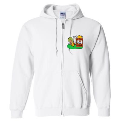 Ice Fresh Lemonade Got Any Grapes Duck Funny Gift Full Zip Hoodie