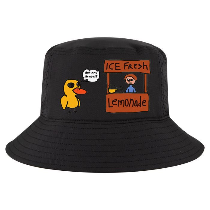 Ice Fresh Lemonade Got Any Grapes Duck Funny Ice Fresh, Cool Cool Comfort Performance Bucket Hat