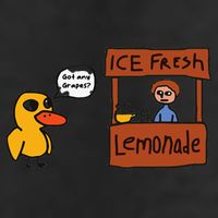 Ice Fresh Lemonade Got Any Grapes Duck Funny Ice Fresh, Cool Cool Comfort Performance Bucket Hat