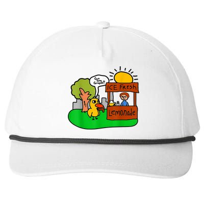 Ice Fresh Lemonade Got Any Grapes Duck Funny Gift Snapback Five-Panel Rope Hat