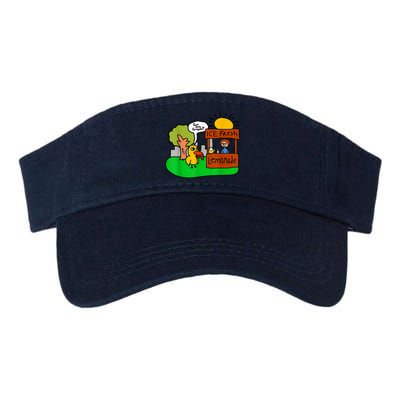 Ice Fresh Lemonade Got Any Grapes Duck Funny Gift Valucap Bio-Washed Visor