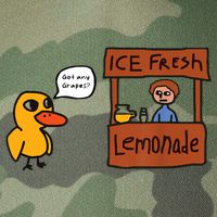 Ice Fresh Lemonade Got Any Grapes Duck Funny Ice Fresh Legacy Tie Dye Trucker Hat