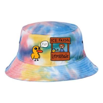 Ice Fresh Lemonade Got Any Grapes Duck Funny Ice Fresh Tie Dye Newport Bucket Hat