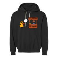 Ice Fresh Lemonade Got Any Grapes Duck Funny Ice Fresh Garment-Dyed Fleece Hoodie