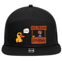 Ice Fresh Lemonade Got Any Grapes Duck Funny Ice Fresh 7 Panel Mesh Trucker Snapback Hat