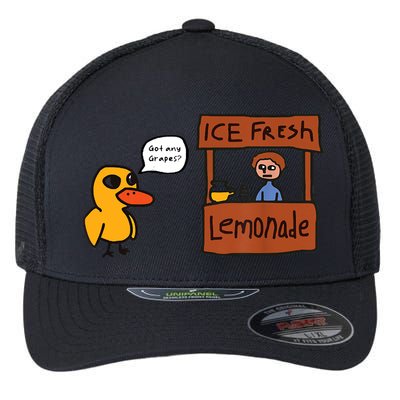 Ice Fresh Lemonade Got Any Grapes Duck Funny Ice Fresh Flexfit Unipanel Trucker Cap