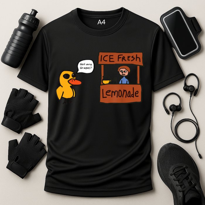Ice Fresh Lemonade Got Any Grapes Duck Funny Ice Fresh Performance Shirt