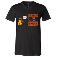 Ice Fresh Lemonade Got Any Grapes Duck Funny Ice Fresh V-Neck T-Shirt