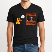 Ice Fresh Lemonade Got Any Grapes Duck Funny Ice Fresh V-Neck T-Shirt