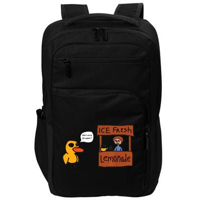 Ice Fresh Lemonade Got Any Grapes Duck Funny Ice Fresh Impact Tech Backpack