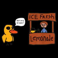 Ice Fresh Lemonade Got Any Grapes Duck Funny Ice Fresh Daily Commute Backpack