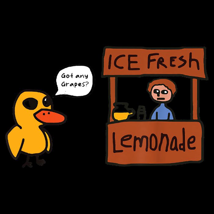 Ice Fresh Lemonade Got Any Grapes Duck Funny Ice Fresh Daily Commute Backpack
