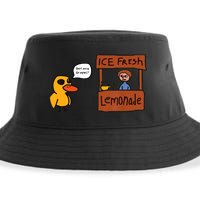 Ice Fresh Lemonade Got Any Grapes Duck Funny Ice Fresh Sustainable Bucket Hat