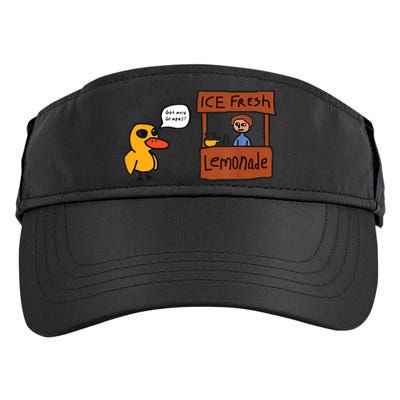 Ice Fresh Lemonade Got Any Grapes Duck Funny Ice Fresh Adult Drive Performance Visor