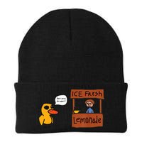 Ice Fresh Lemonade Got Any Grapes Duck Funny Ice Fresh Beanie