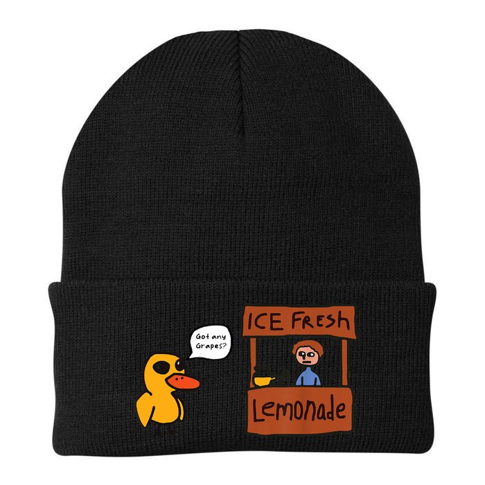 Ice Fresh Lemonade Got Any Grapes Duck Funny Ice Fresh Beanie