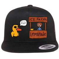 Ice Fresh Lemonade Got Any Grapes Duck Funny Ice Fresh Flatbill Hat