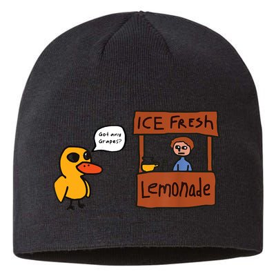 Ice Fresh Lemonade Got Any Grapes Duck Funny Ice Fresh Sustainable Beanie