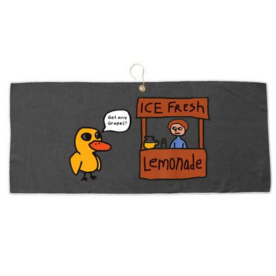 Ice Fresh Lemonade Got Any Grapes Duck Funny Ice Fresh Large Microfiber Waffle Golf Towel