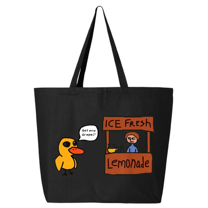 Ice Fresh Lemonade Got Any Grapes Duck Funny Ice Fresh 25L Jumbo Tote