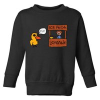 Ice Fresh Lemonade Got Any Grapes Duck Funny Ice Fresh Toddler Sweatshirt