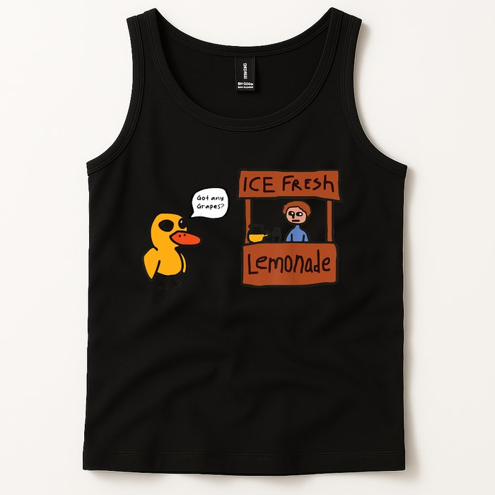 Ice Fresh Lemonade Got Any Grapes Duck Funny Ice Fresh Tank Top