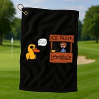 Ice Fresh Lemonade Got Any Grapes Duck Funny Ice Fresh Golf Towel