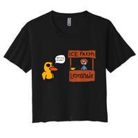 Ice Fresh Lemonade Got Any Grapes Duck Funny Ice Fresh Crop Top