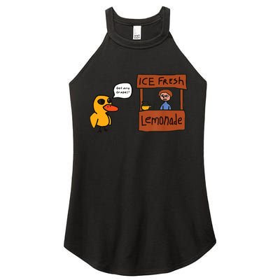 Ice Fresh Lemonade Got Any Grapes Duck Funny Ice Fresh Women's Perfect Tri Rocker Tank