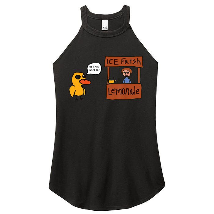 Ice Fresh Lemonade Got Any Grapes Duck Funny Ice Fresh Women's Perfect Tri Rocker Tank