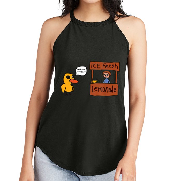 Ice Fresh Lemonade Got Any Grapes Duck Funny Ice Fresh Women's Perfect Tri Rocker Tank